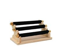 Remingtape Présentoir à à 3 niveaux, support pour bagues, barre en T, présentoir et organiseur Noir