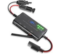 Remingtape Régulateur de charge solaire MPPT 12 V 10 A, régulateur de charge de panneau solaire avec sortie de type C et USB pour batteries - et LiFePO