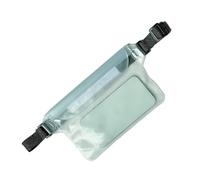 Remingtape Sac de Piscine Imperméable en PVC, Sac à Bandoulière de Dérive de Ski de Plongée, Sac Banane, Sac de Téléphone Sous-, Housse pour Plage A, Blanc.