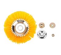 Remingtape Tête de Coupe-Herbe Universelle de 8 Pouces, Roue en Fil de Nylon, Brosse de Désherbage, Brosse Rotative pour Mauvaises Herbes de Jardin et Pelouse