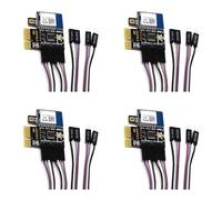 Remingtape Tuya 4 x A3 WiFi PC Interrupteur d'alimentation Ordinateur de bureau Carte de démarrage à distance Télétravail Pice Mini Carte Télécommande APP
