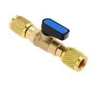 Remingtape Vanne d'arrêt en laiton pour climatiseur - Adaptateur SAE 1/4" - 20 UNF