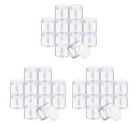 Remingtape Vide 36-Pack en Plastique de Stockage Spice Jar RéCipient en Plastique à Large Bouche avec Couvercle pour Produits de Beauté, Fabrication de Mucus Bricolage ou Autres Utilisations