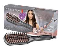 Remington Brosse Lissante Ionique [2en1: Lisseur & Brosse à Cheveux] Keratin Protect (Soin Kératine & Huile d'amande, Lisse & Démêle, Douceur & Brillance, Céramique, 150-230°) Fer à lisser CB7480