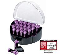 Remington Coffret Cheveux 20 Bigoudis Ioniques Chauffants et 20 Pinces, 3 Diamètres, Boucles Naturelles Sans Frisottis - KF40E