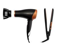 Coffret cadeau coiffure D3012GP : lisseur et sèche-cheveux 2000W
