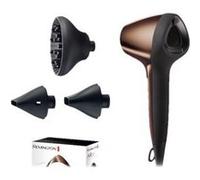 Remington Sèche-cheveux ergonomique Air3D D7777, 1800W, ionique, silencieux, bronze