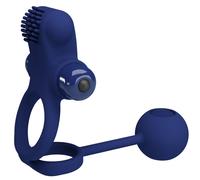 Remington Double Anneau Vibrant avec Plug Bleu