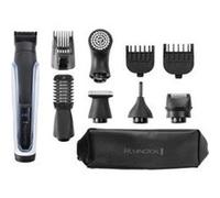 Remington PG6000 Tondeuse Multifonction Graphite Series, Lâmes Auto Affutées, 4 Têtes Interchangeables, Guides de Coupe, Etanche