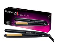 Remington Lisseur Cheveux [Design Slim] (Plaques revêtement céramique, température de 215°C, prêt en 30 secondes, interrupteur marche/arrêt) Fer à Lisser Noir S1450