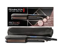 Remington Lisseur cheveux [Plaques en céramique XL: 110 x 50mm] Proluxe (technologie OPTIheat, réglage Pro+, coiffage pro en douceur, écran LCD, mise en température rapide) Fer à lisser S9150B