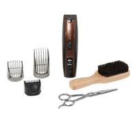 Remington Tondeuse Barbe MB4046 – sans fil, lames titane auto-affûtées, sabots ajustables – Brun