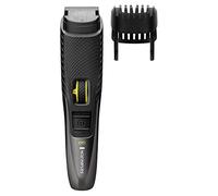 Remington - MB5000 - Style Series B5 - Tondeuse à barbe sans fil pour homme avec roue de zoom réglable et lames revêtues de titane - Noir/chrome foncé