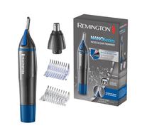 Remington NE3850 Tondeuse-nez [antimicrobienne] série Nano (tête rotative double face, peigne à sourcils, nettoyage facile et rapide), l'emballage peut varier