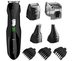 Remington PG6020 Tondeuse Multifonction Cheveux Barbe Visage, 4 Tetes Interchangeables, 4 Guides de Coupe, Résultat Professionnel