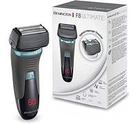 Remington Rasoir Electrique [Précision Douceur] Ultimate Series F8 (Hybride: Poils longs & courts, Grilles flexibles précises,Batterie Lithium, Autonomie 60 min,Ecran Digital, Etanche) Tondeuse XF8705