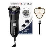 Remington Rasoir Électrique [Rasage à Sec] R3 (Utilisation sur Secteur, Têtes Rotatives 360°, Tondeuse Précision Rétractable Comforttrim + Guide Coupe de Barbe de 3 Jours, Ergonomique) Tondeuse R3002