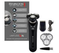 Remington Rasoir rotatif X5 (système de coupe hybride SynX: rotatif & grille, rasage humide & sec, tondeuse précision, lames flexibles, pivotball 360°, Tech, PowerSense, charge USB) XR1755