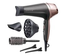 Remington Sèche-cheveux Ionique [Multifonction: boucle, ondule, lisse] Curl&Straight (2200W, 3 températures/ 2 vitesses, concentrateur incurvé unique, brosse à coiffer 45mm, accessoires) D5707