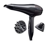 Remington Sèche-cheveux ionique [Puissant & durable] Pro-Air (2300 W,130km/h, moteur AC, séchage rapide, 3 niveaux de température et 2 niveaux de puissance, 2 concentrateurs + diffuseur volume) AC5999