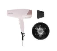 Remington Sèche-cheveux [Micro-conditionneurs à l'huile d'amande + conditionnement ionique] Série Almond Allure (séchage 25% plus rapide, diffuseur et concentrateur, 6 réglages de chaleur/vitesse