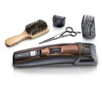 Remington Tondeuse Barbe MB4046 – sans fil, lames titane auto-affûtées, sabots ajustables – Brun