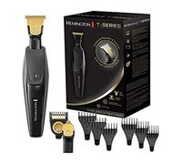 Remington Tondeuse Barbe [Visibilité & Maîtrise] T-Series (Design ergonomique, 2 Lames en titane Micro-Précision: 30 & 7mm, 6 Sabots ajustables 0,4-15mm, Sans fil, Wet&Dry) Tondeuse électrique MB7000