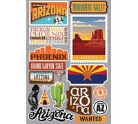 Reminisce Jet Setters 3.0 State Dimensional Stickers-Arizona