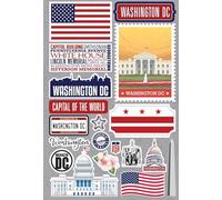 Reminisce Jet Setters 3.0 State Dimensional Stickers-Washington, DC