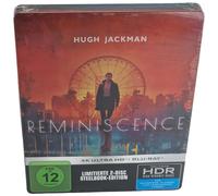 Reminiscence 4k Ultra Hd + Blu-Ray Steelbook Hugh Jackman 2021 Zone B