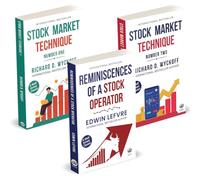 Reminiscences Of A Stock Operator | Stock Market Technique Book One | Stock Market Technique Book Two | Edwin Lefevre | Edwin Lefèvre | Richard D. Wyckoff | English Money Books Combo Gift Pack Set | T