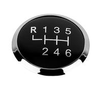 Reminnbor Pommeaux De Leviers De Vitesse,oiture 6 Vitesses Pommeau De Levier De Vitesse Bâton Couverture Emblème Badge Capuchon Garniture Pour T5 T5.1