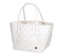 Remis Par Shopper Paris Sac Panier Tressé Éco Épaule Main Blanc Neuf
