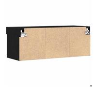Remise 2026®Armoire Hifi Noir - Ensemble meuble TV - chêne Noir - 80x30x30cm - Bois d'ingénierie 590 7149762
