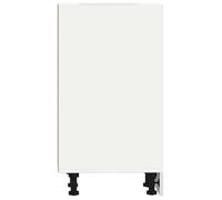 Remise 2026®Caisson de cuisine Blanc - Meuble bas de cuisine - Armoire à vitrine - ""Riga"" Blanc 20 x 44,5 x 81,5 cm - Bois d'ingé