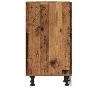 Remise 2026®Caisson de cuisine Brun - Meuble bas de cuisine - Armoire à vitrine - ""Riga"" - avec rangement - Bois Ancien - 40 x 44