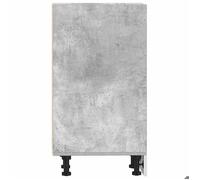 Remise 2026®Caisson de cuisine Gris - Meuble bas de cuisine - Armoire à vitrine - ""Riga"" - avec rangement - gris béton - 20x44,5x