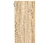Remise 2026®Caisson haut cuisine Brun - Vitrine suspendue ""Riga"" - avec rangement - Chêne sonoma - 40 x 29,5 x 60 cm - Bois d'ing