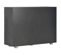 Remise 2026®Enfilade de rangement Noir - Buffet bas - noir - brillant 107x35x80 5cm 641 5410472
