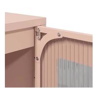 Remise 2026®Enfilade de rangement Rose - Buffet bas - rose - 36x39x107cm acier laminé à froid 152 9519437