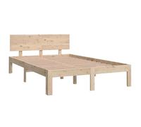""Remise 2026""Lit 2 places Brun - 120x190 cm - LEMON® - Cadre de lit - sans matelas - 120x190 cm 5981676