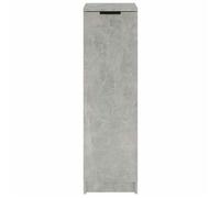 Remise 2026®Meuble Entrée Gris - Armoire à chaussures - Bonne ventilation - gris béton - 30x35x100cm - Bois d'ingénierie 161 8306