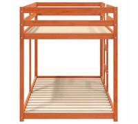 Remise 2026®Séparable en deux lits simples - lit superposé enfant - sans matelas - cire marron - 90x190cm pin massif 446 4609904