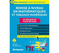 Remise à niveau en mathématiques et tableaux numériques Catégorie C - Philippe Ryckebusch - Studyrama Eds - broché - Scolaire / Universitaire