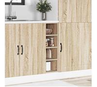 ""Remise""Armoire basse ""Riga"" - Buffet Bahut de cuisine/Meuble bas - chêne sonoma 20x44,5x81,5 cm JILIMAISON2025 4489584