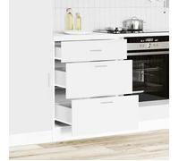 ""Remise""Armoire de cuisine ""Lyon"" - Buffet Bahut de cuisine/Meuble bas - blanc ,bois d'ingénierie JILIMAISON2025 4792027