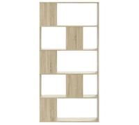 ""Remise""Armoire de livres - Bibliothèque - 5 niveaux - chêne sonoma - bois d'ingénierie JILIMAISON2025 67895209