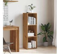 ""Remise""Armoire de livres - Bibliothèque - chêne artisanal - 36 x 30 x 114 cm ,bois d'ingénierie JILIMAISON2025 19779884