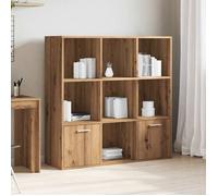 ""Remise""Armoire de livres - Bibliothèque - chêne artisanal - 98 x 29 x 97 5 cm bois d'ingénierie JILIMAISON2025 78578910