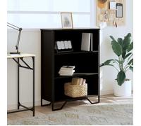 ""Remise""Armoire de livres - Bibliothèque - noir 80 x 31 x 106 cm ,bois d'ingénierie JILIMAISON2025 91016206